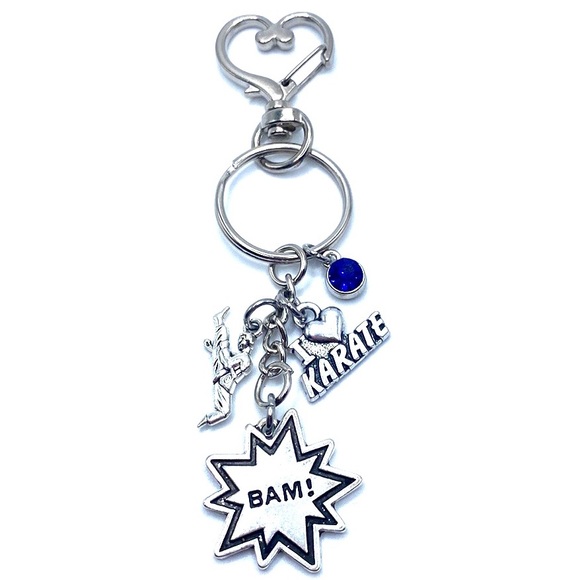Karate Keychain Bag Charm May Be Personalized - Picture 5 of 7